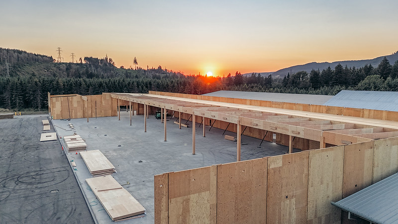 mass timber warehouse