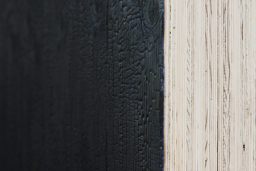 Shou Sugi Ban appearance grade mass ply