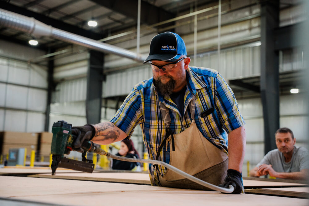 Tony Wisner working Plant 6 Freres Wood