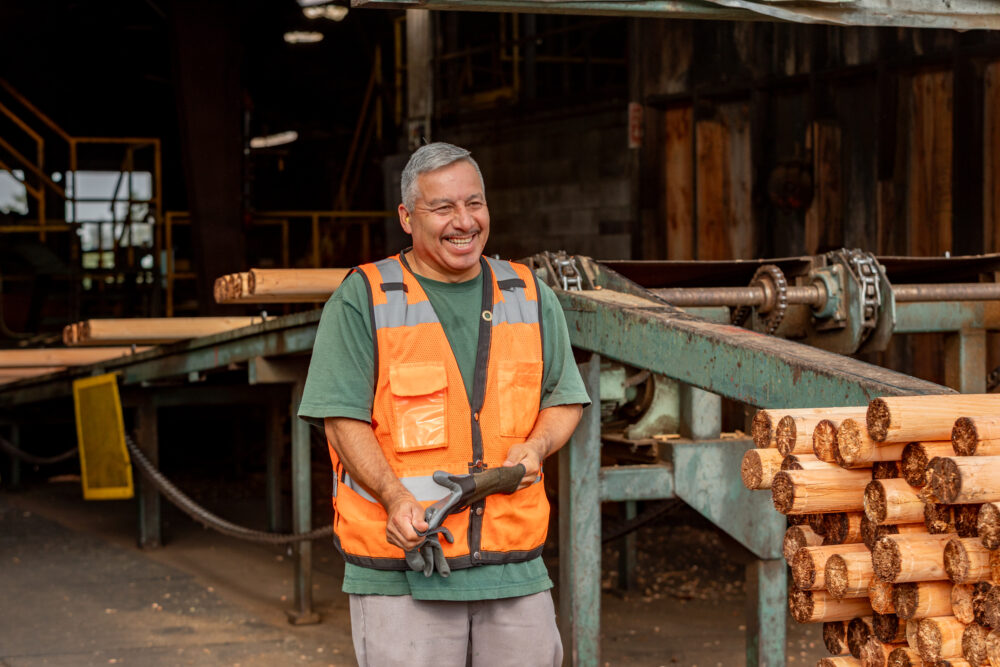 Freres Wood Employee Working
