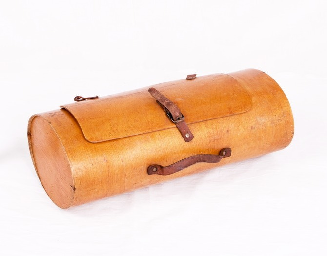 Suitcase Lutherma plywood/leather