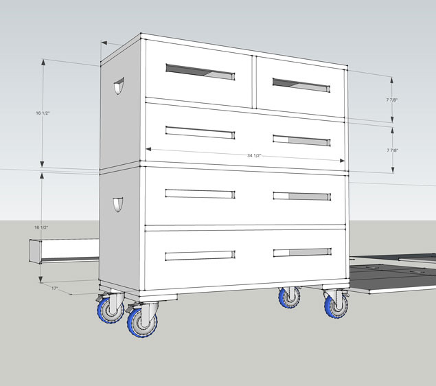 plywood campaign chest