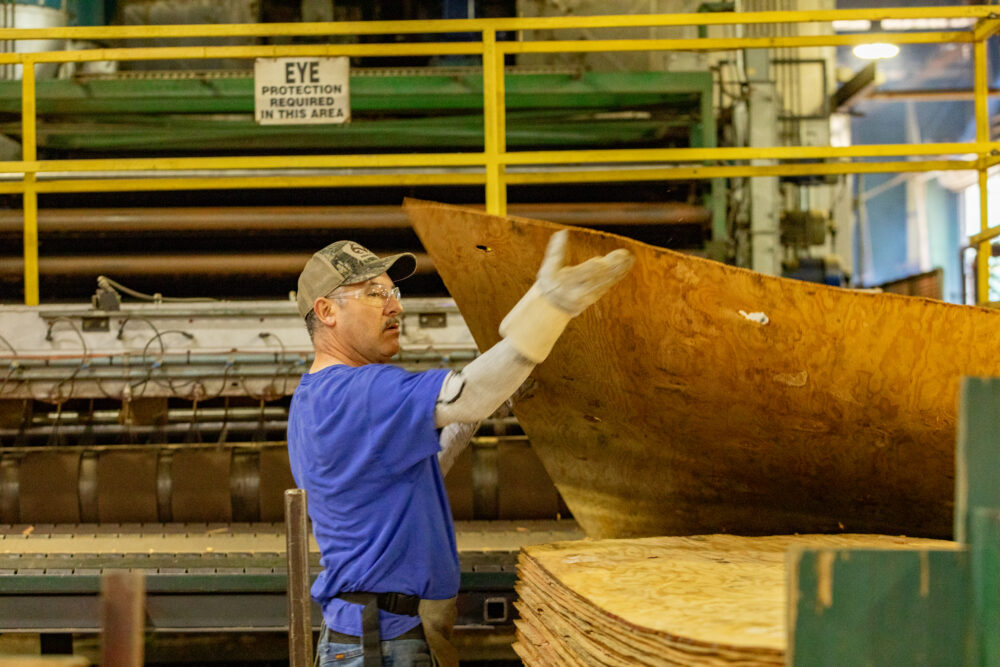 Freres Wood Employee Working