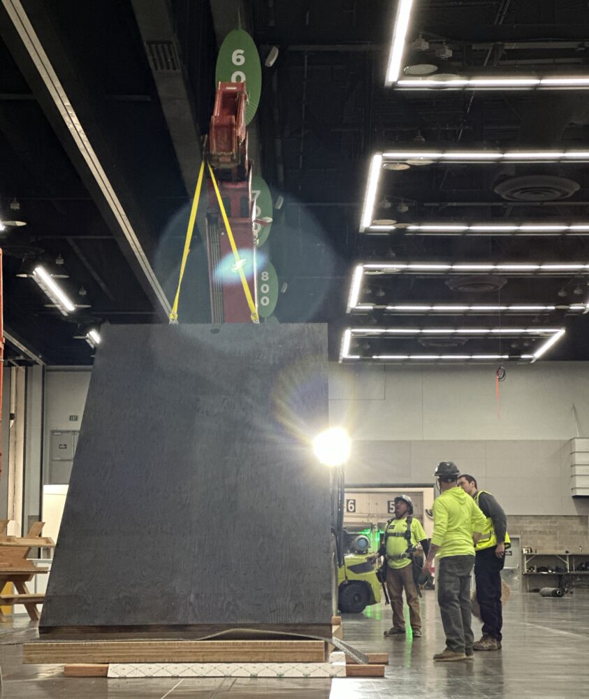 mass timber conference set up
